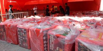 Entrega de kits para ambulantes credenciados